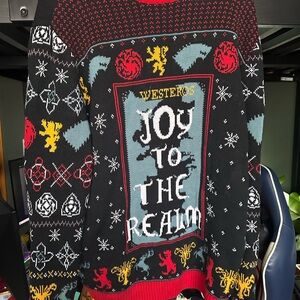 Game Of Thrones Joy to the Realm Winter Christmas Ugly Sweater XXL